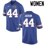 Women's Florida Gators #44 Rayshad Jackson NCAA Nike Blue Authentic Stitched College Football Jersey FKK0562HV